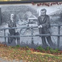 „Bogdan Hoff i Julian Ochorowicz, Wisła, czerwiec 1907”