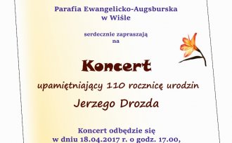 Plakat promujący koncert