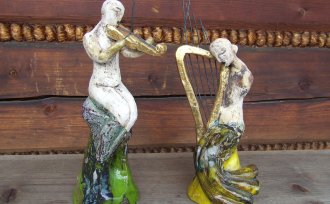 Prace ceramiczne powstałe w ramach warsztatów