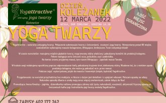 Plakat - yoga twarzy