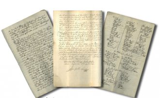 Ilustracja rękopisów i starych dokumentów