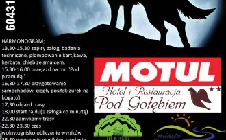 Plakat promujący rajd