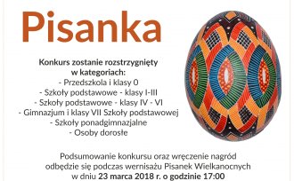 Plakat dotyczący konkursu