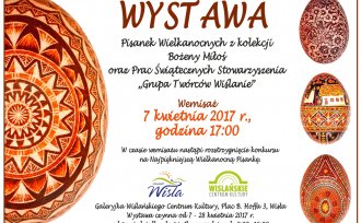 plakat dotyczący wystawy wielkanocnej