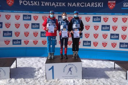 Kamila Haratyk na drugim miejscu podium zawodów w Ustrzykach Dolnych Puchary Grupy Azoty
