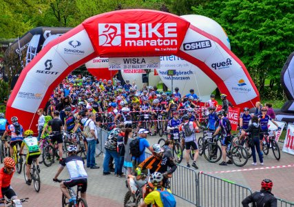 Zawodnicy na starcie/ fot. BikeMaraton