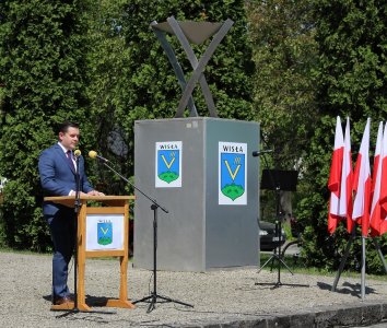 Przemówienie burmistrza Tomasza Bujoka