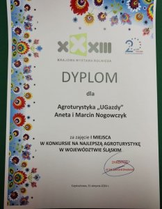 Nagroda dla agroturystyki