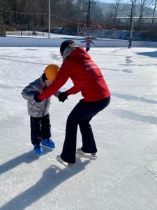 Nauka jazdy na łyżwach