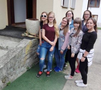 Młodzież z wiślańskiego ZSGH podczas pobytu na Słowacji