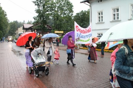 Pochód dożynkowy w Wiśle - Wisła Czarne