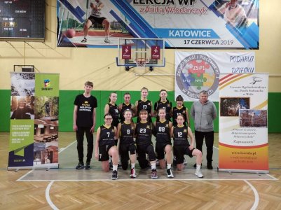 Nasza drużyna na meczu w Katowicach