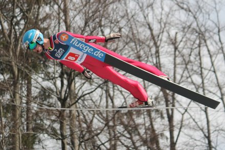 Tomasz Byrt z WSS Wisła w locie