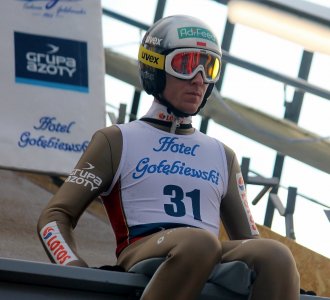 Stefan Hula na belce startowej
