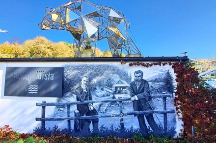 „Bogdan Hoff i Julian Ochorowicz, Wisła, czerwiec 1907”