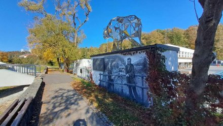 „Bogdan Hoff i Julian Ochorowicz, Wisła, czerwiec 1907”