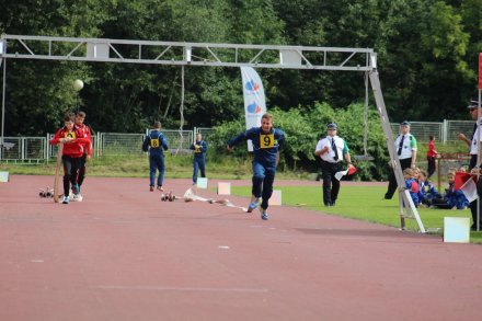 Finisz sztafety pożarniczej