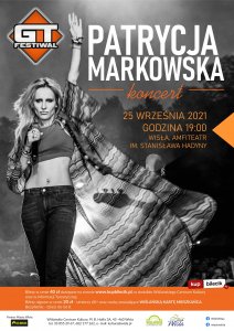 Plakat koncertu Patrycji Markowskiej
