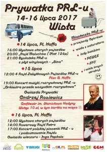Plakat dotyczący Prywatki PRL-u