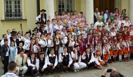 Wspólne zdjęcie z zespołami