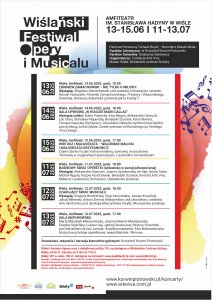 Plakat z programem wydarzenia