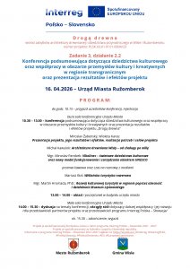 Zaproszenie i program konferencji podsumowującej projekt