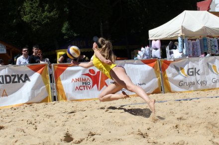 Fragment meczu turnieju Beskidzka Plaża 2017 w Wiśle
