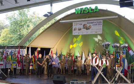 Burmistrz Miasta Wisła wita zgromadzonych