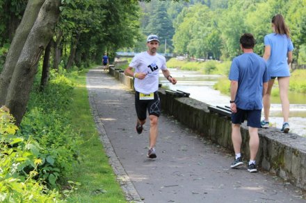 Triumfator Biegu do Źródeł Wisły zbliża się do mety