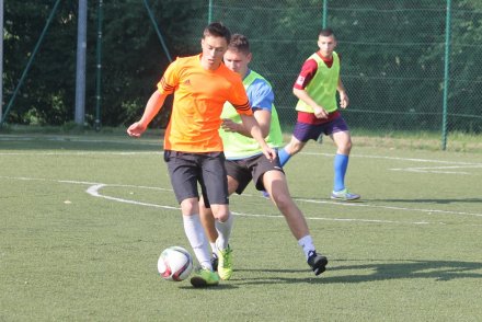 Mateusz Madzia z Lisy FC zdobył w meczu z Knaga Bambo FC cztery gole
