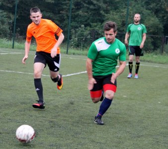 Fragment meczu Czarne Łabajów Nadleśnictwo - Lisy FC