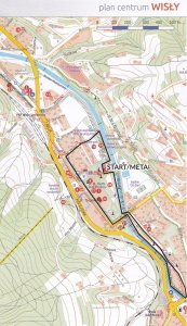 Wyznaczona trasa Marszu Nordic Walking