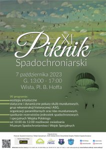 plakat piknik spadochroniarski