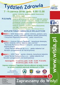 Plakat dotryczący Tygodnia Zdrowia