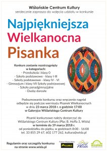 Plakat dotyczący konkursu