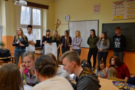 Spotkanie młodzieży biorącej udział w projekcie z wiślańskimi licealistami