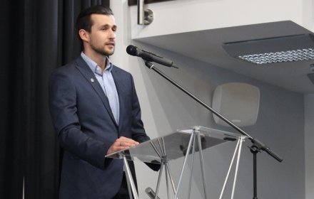 Krzysztof Kaczorowski z sekcji kendo dziękuje za docenienie młodych kendoków
