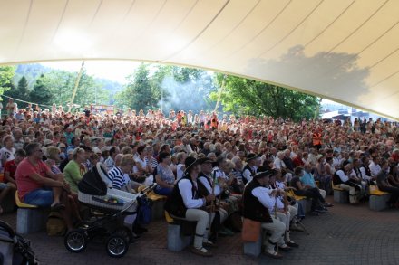 Publiczność w amfiteatrze