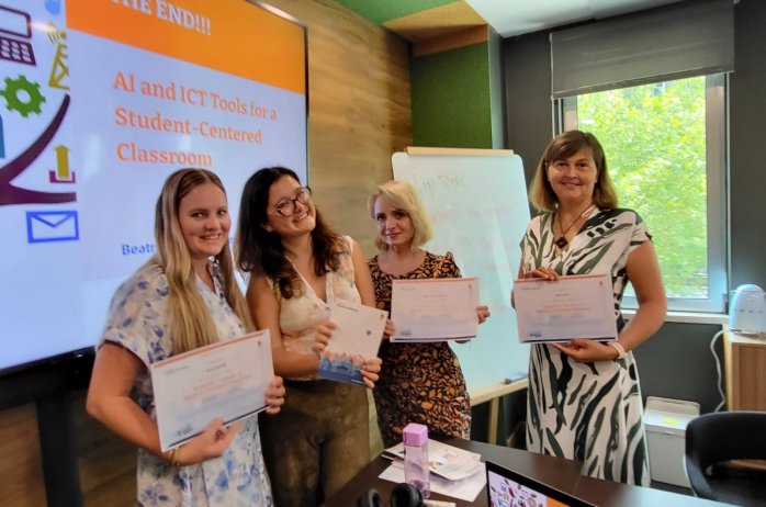 Międzynarodowa współpraca pracowników wiślańskiej Jedynki w Erasmusie+