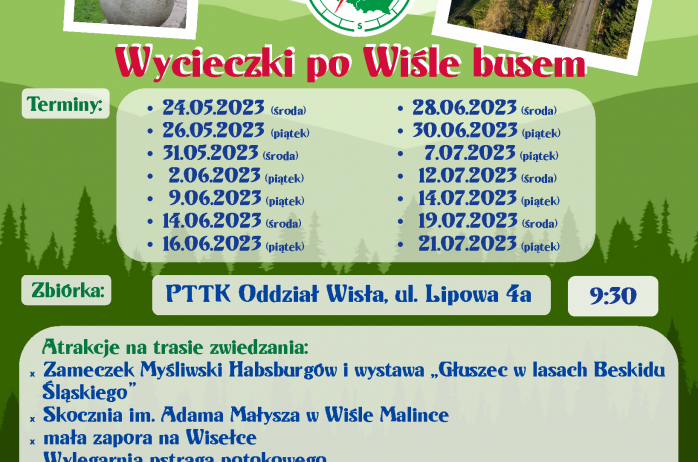 Wycieczki busem po Wiśle