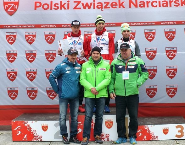 Najlepsi dwuboiści na podium