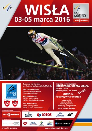 Plakat promujący Puchar Świata w Wiśle