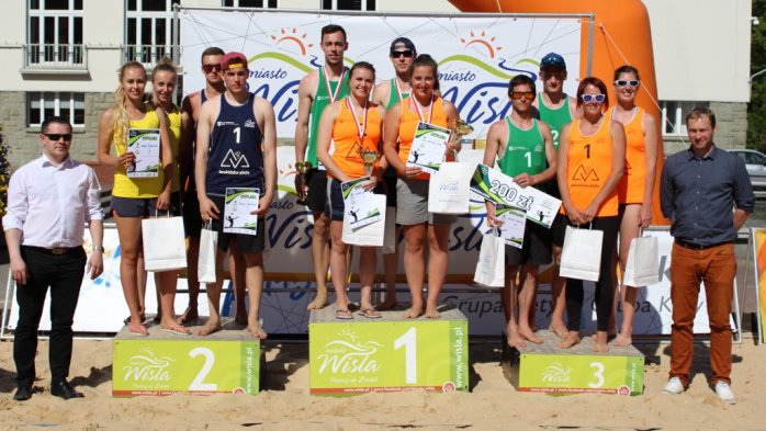 najlepsi uczestnicy turnieju Beskidzka Plaża 2017 w Wiśle