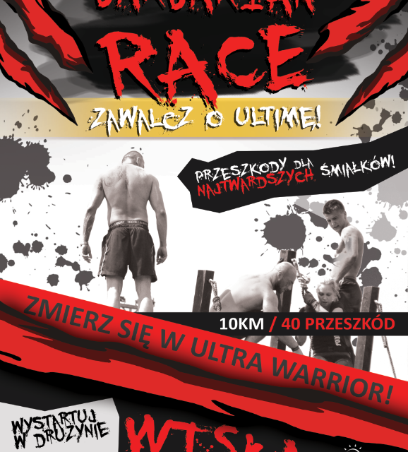 Barbarian Race - plakat
