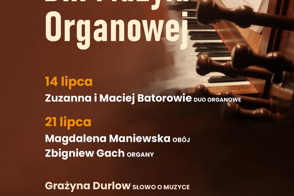 Plakat Dni Muzyki Organowej