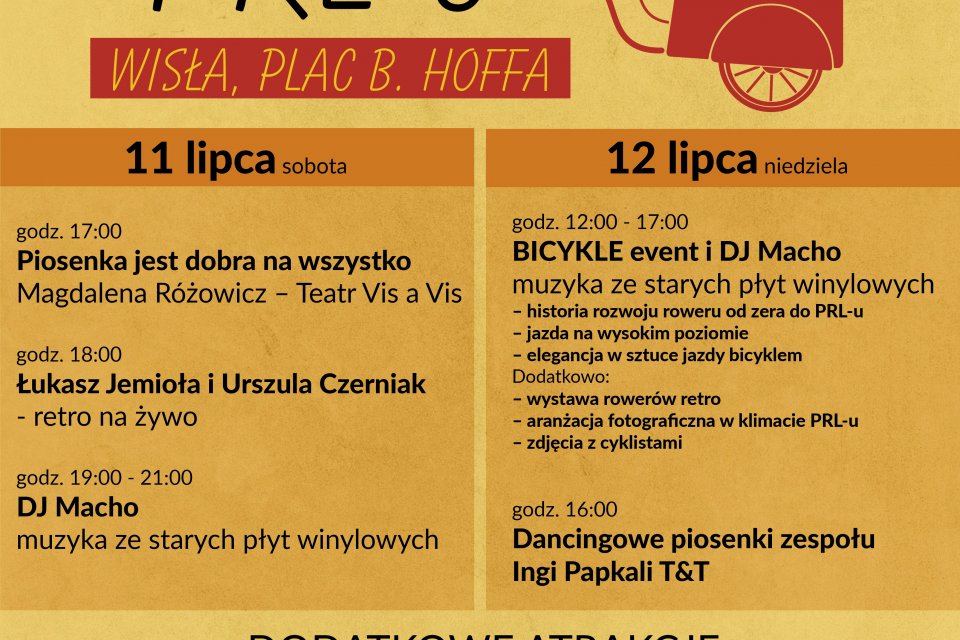 Plakat z programem Mała Prywtaka PRL