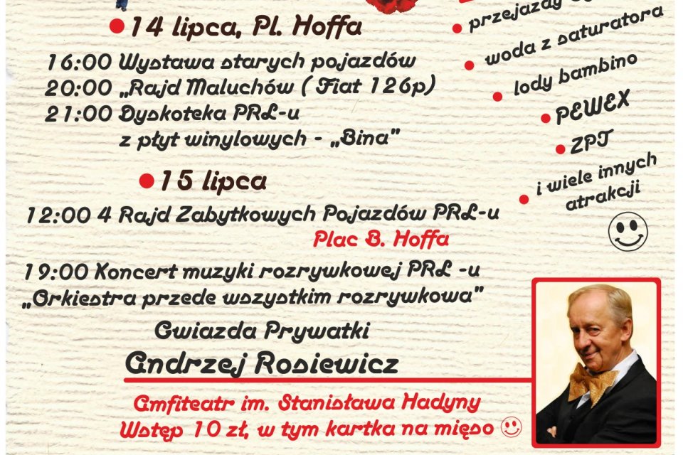 Plakat dotyczący Prywatki PRL-u