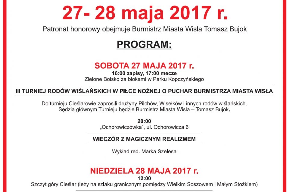 Plakat imprezy 2017