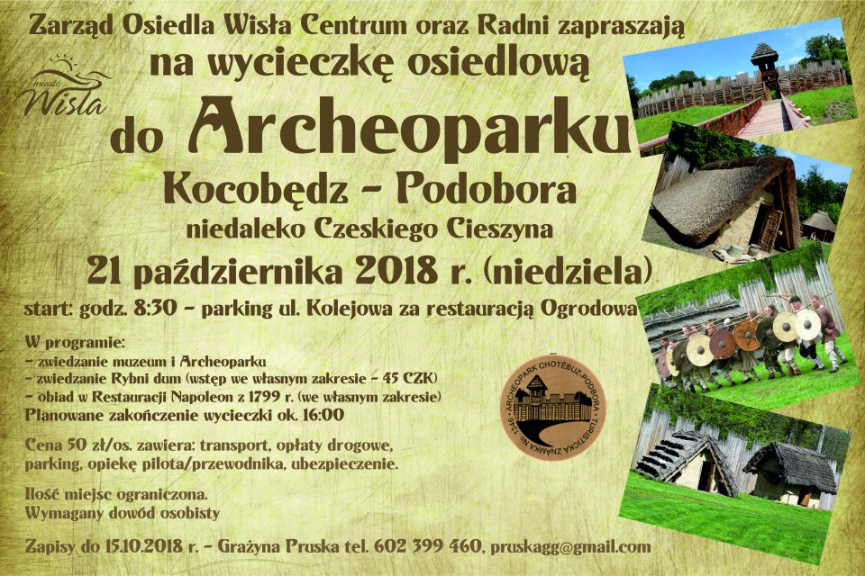 Plakat promujący wycieczkę