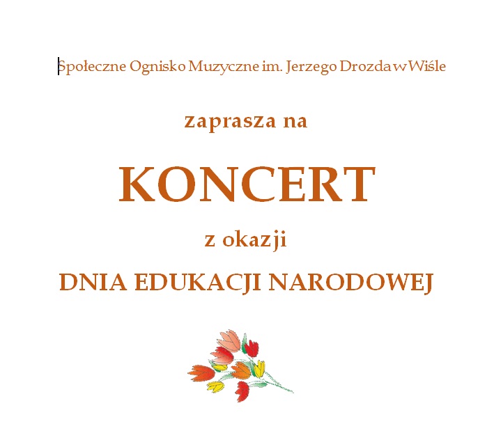 Ogłoszenie o koncercie